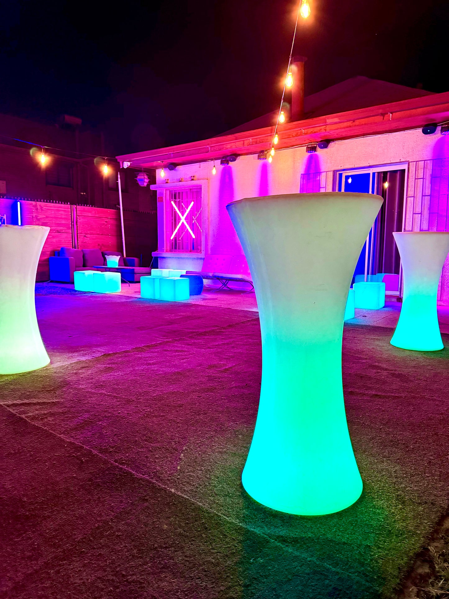 Mesa alta Led